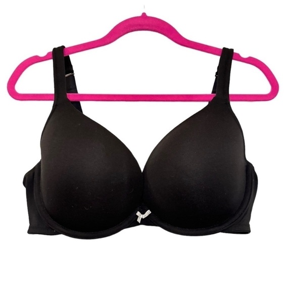 Cacique Black Underwire Bra with Bow Accent - Picture 4 of 7